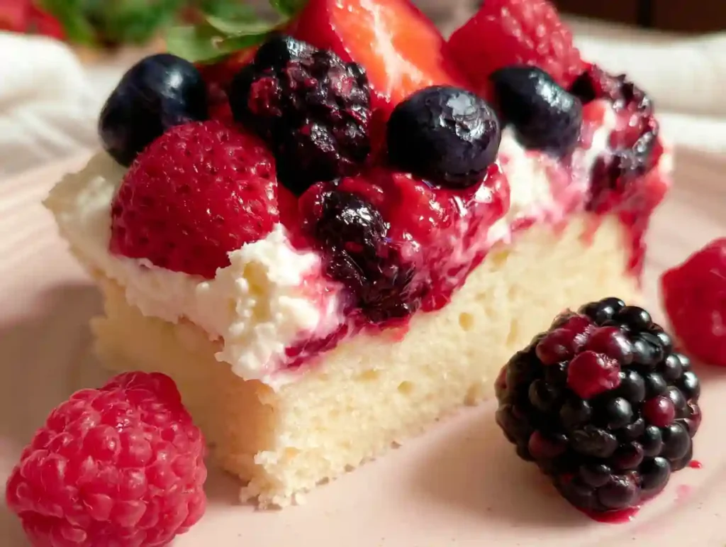 Lemon Berry Mascarpone Cake
