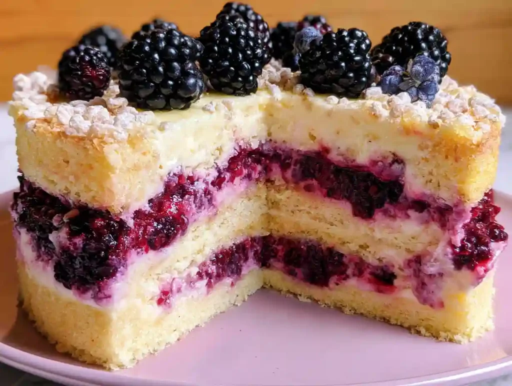 Lemon Blackberry Cake