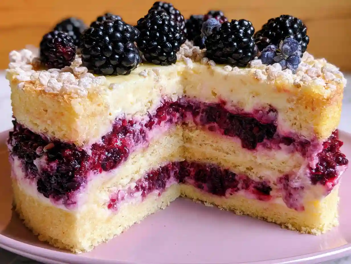 Lemon Blackberry Cake