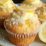 Lemon Muffins with Cream Cheese Filling