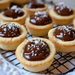 Mini Boston Cream Pie Cookie Cups