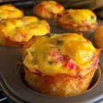 Mini Omelets with Tater Tot Crust