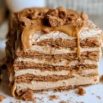 No-Bake Cookie Butter Icebox Cake