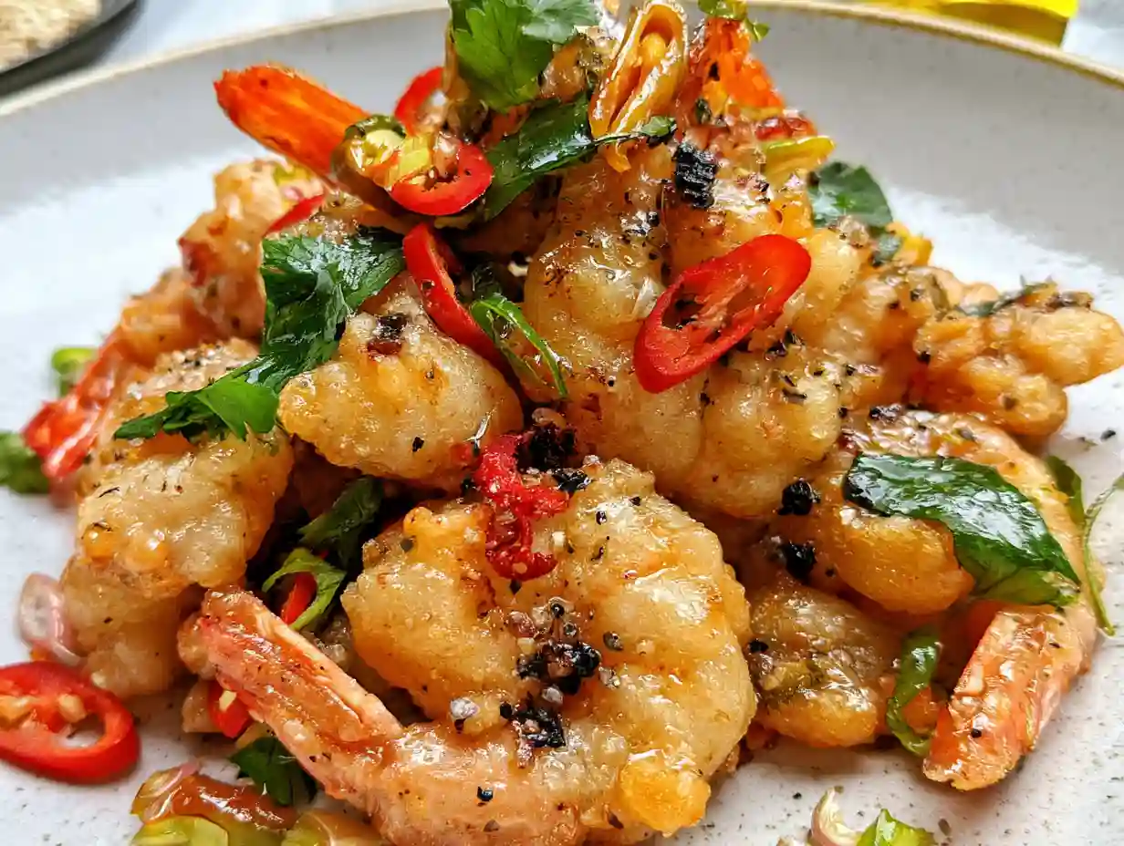 Salt and Pepper Crispy Shrimp