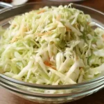 Vinegar cabbage slaw